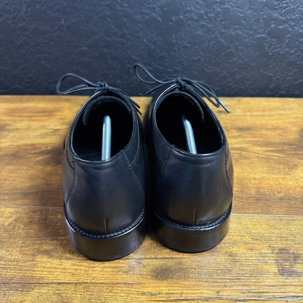 J. Murphy Johnston & Murphy 59-11567 Black Leather Cap Toe Oxford Mens 13M